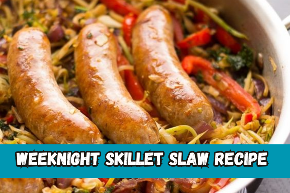 Weeknight Skillet Slaw Recipe